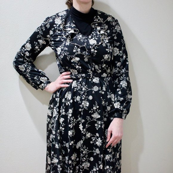 Vintage Dresses & Skirts - Vintage Ms. Sugar cottagecore floral prairie dress